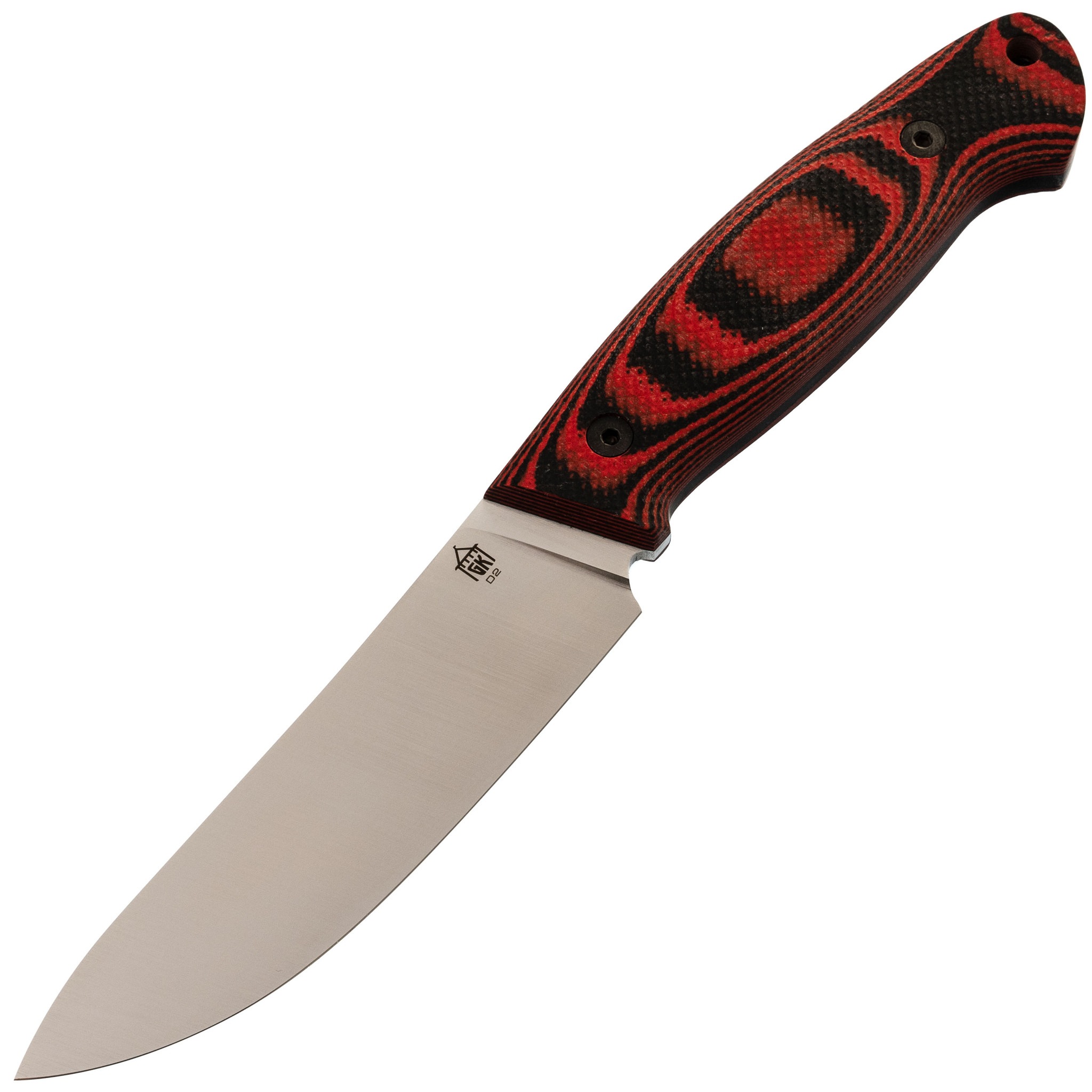 Нож Охотник, сталь D2, рукоять G10 черно-красная складной нож автоматический hogue ex 04 wharncliffe сталь 154cm рукоять стеклотекстолит g mascus®