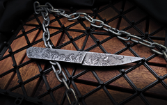 Фото Скелетный нож Волчий Век Custom Хокусай, сталь CPM 20CV