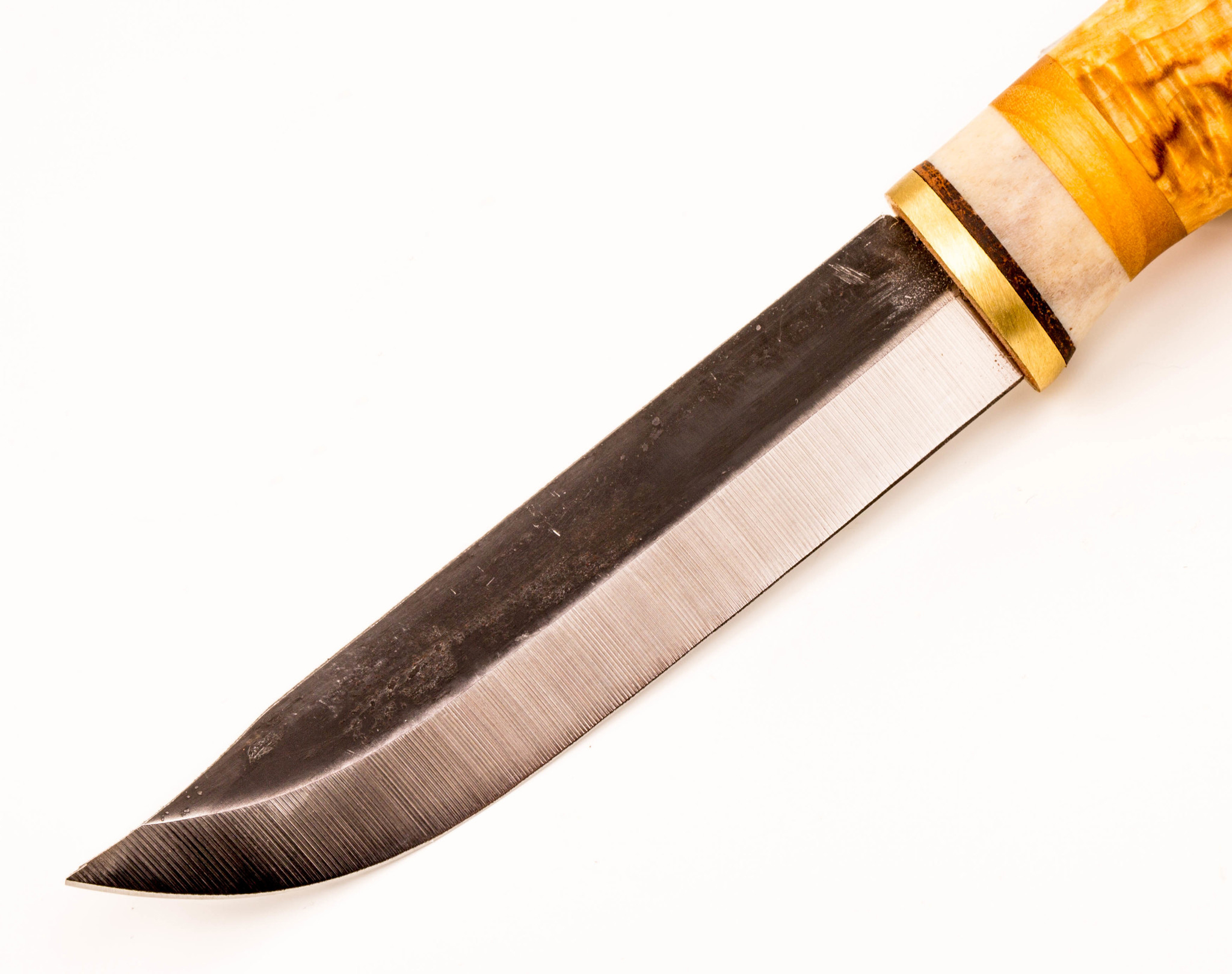 Нож Lappi Puukko 85, финская береза, сталь 80CrV2 - фото 2