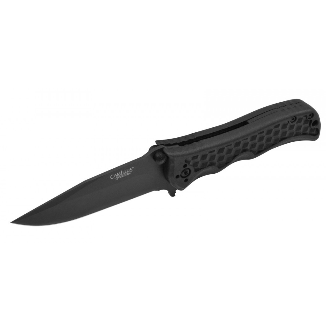 Складной нож Camillus Reverb 6.75", сталь AUS-8, рукоять термопластик GRN, чёрный от Ножиков