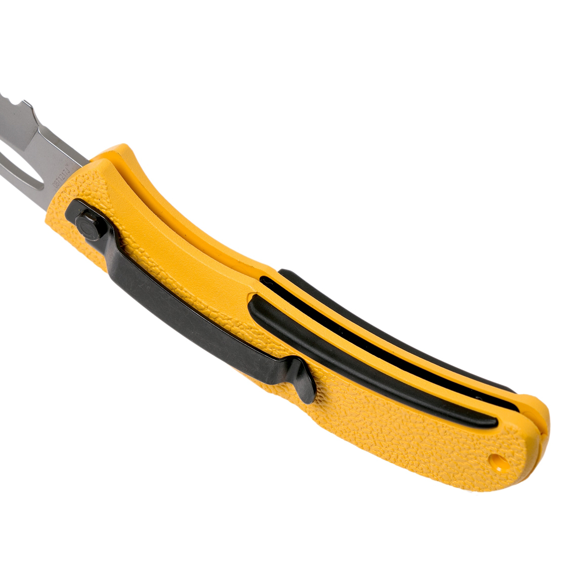 Складной нож Gerber E-Z Out Rescue, сталь 7Cr17MoV, рукоять термопластик GFN, жёлтый - фото 5