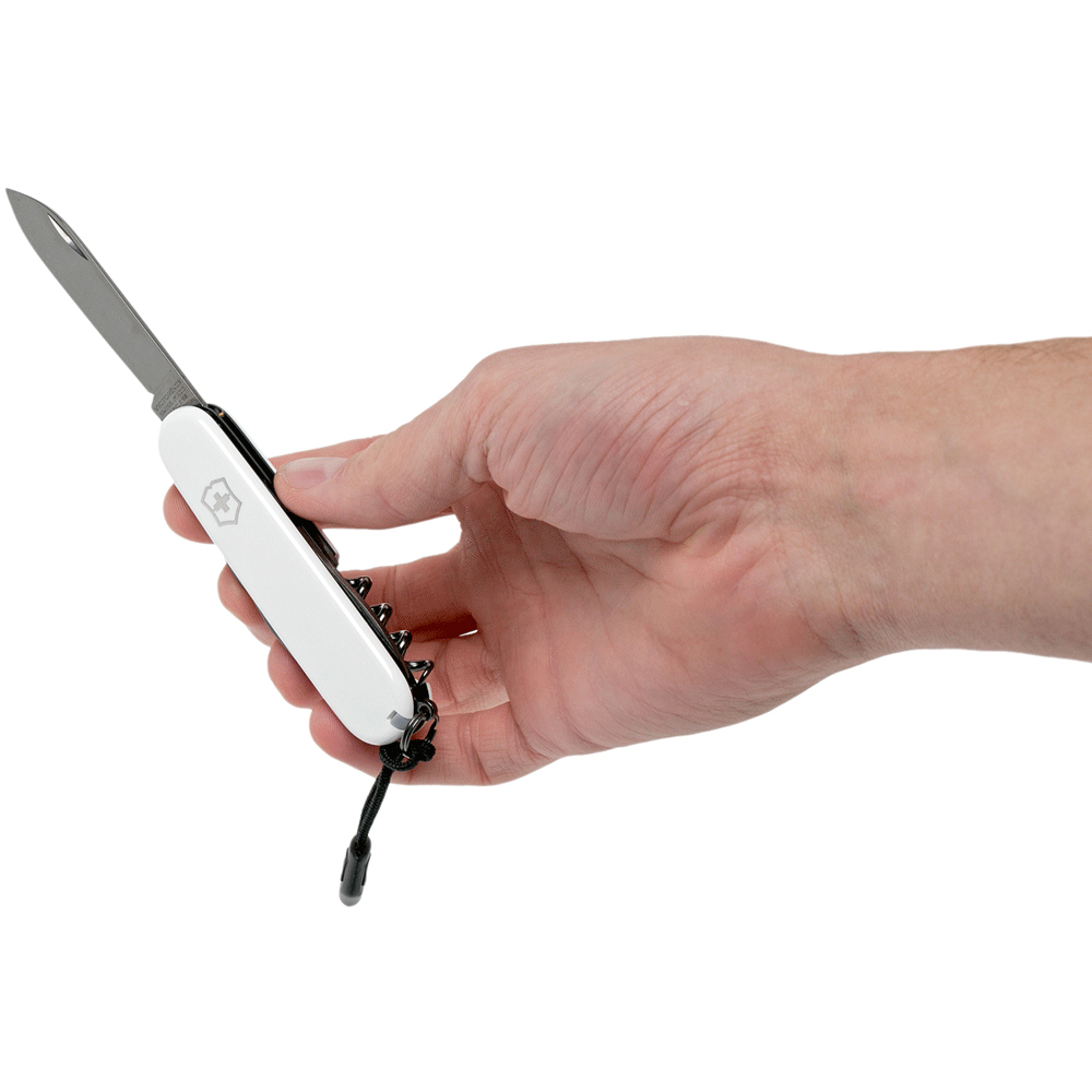 Нож перочинный Victorinox Spartan, сталь X55CrMo14 Polispectral®, рукоять Cellidor®, белый от Ножиков
