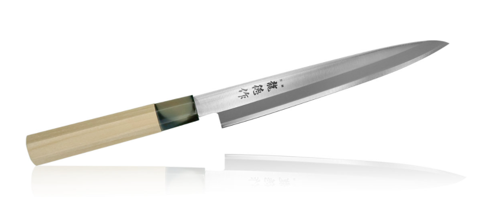 Нож кухонный Японский Янагиба для сашими Fuji Cutlery Ryutoku Tojiro, клинок 210 мм