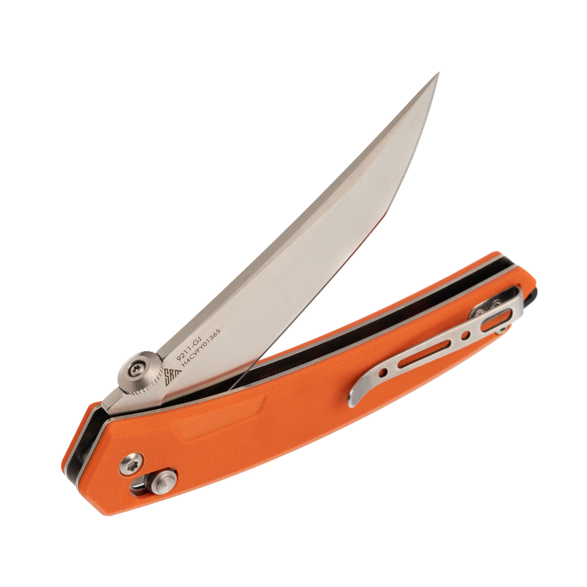 Складной нож SRM 9211-GJ, рукоять Orange G10 - фото 7