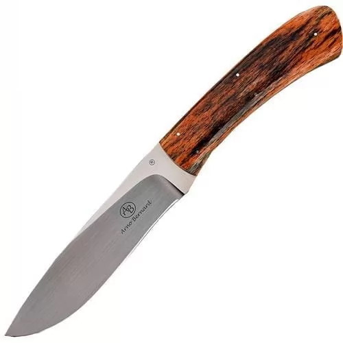 Нож с фиксированным клинком Arno Bernard Buffalo, сталь N690, рукоять кость жирафа