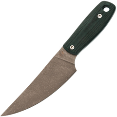 Фото Нож Barmaley Knives Буратино L, сталь VG-10, рукоять Микарта, зеленый