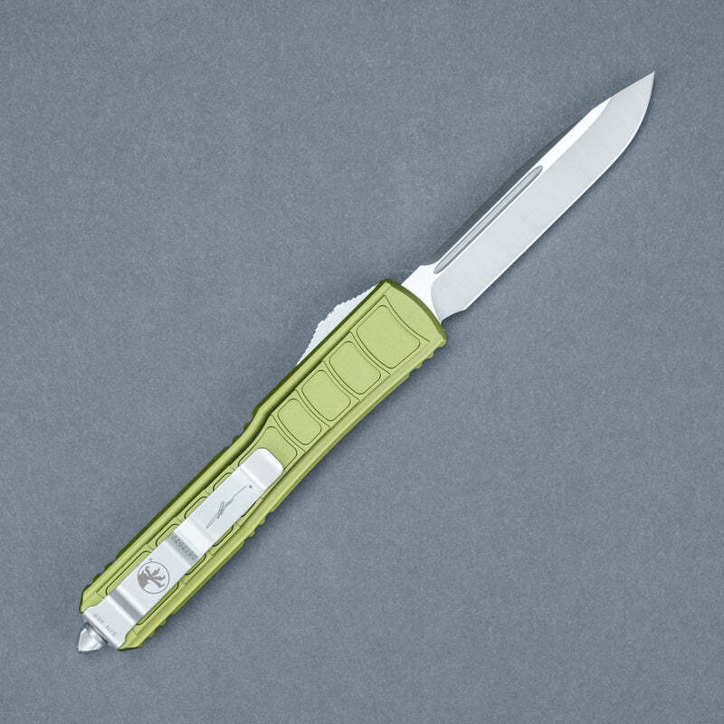 фото Автоматический нож microtech ultratech 121ii-4ods, сталь m390, рукоять алюминий