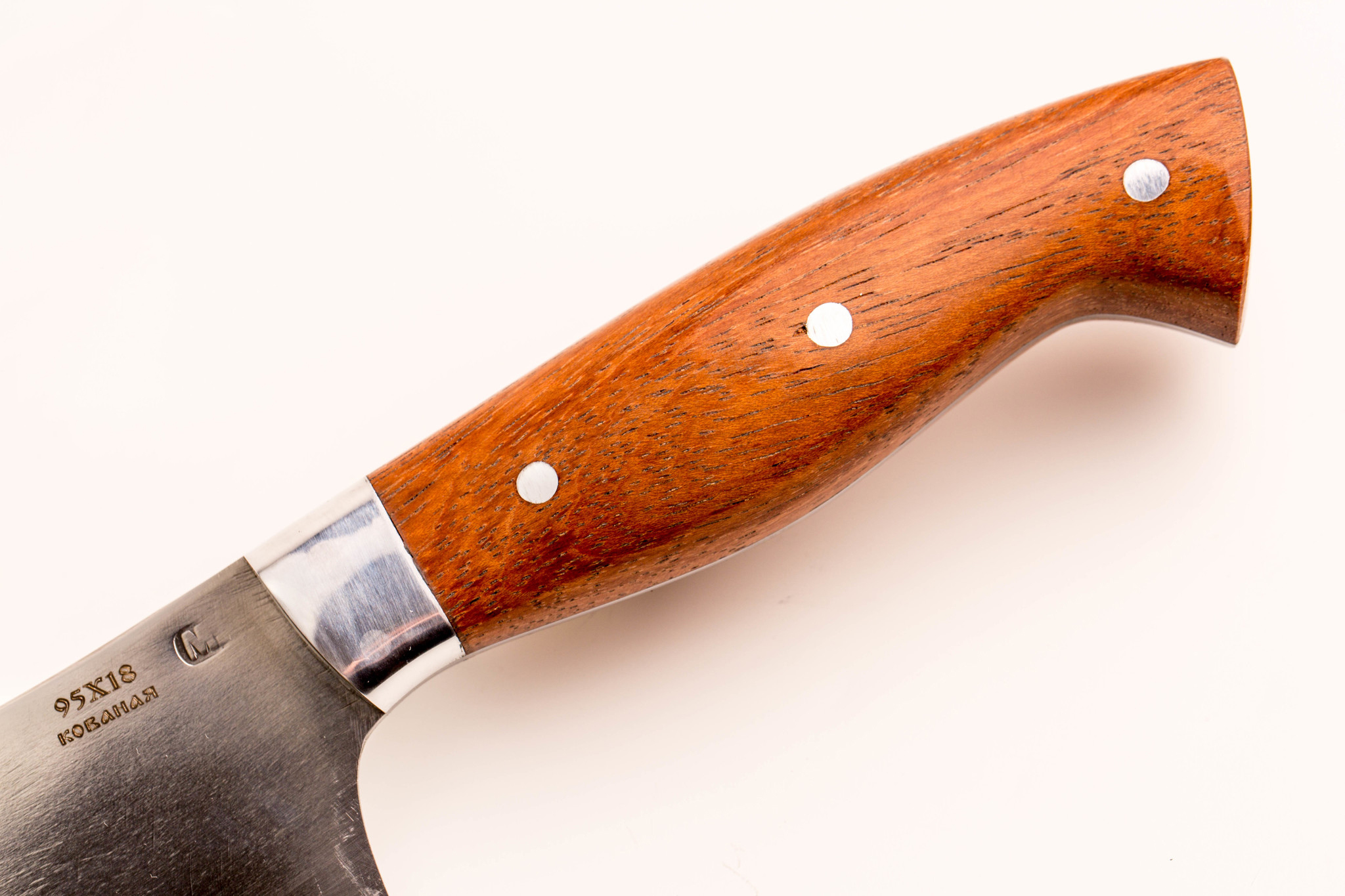 Нож кухонный Сантоку МТ-47, бубинго, сталь 95x18 от Ножиков