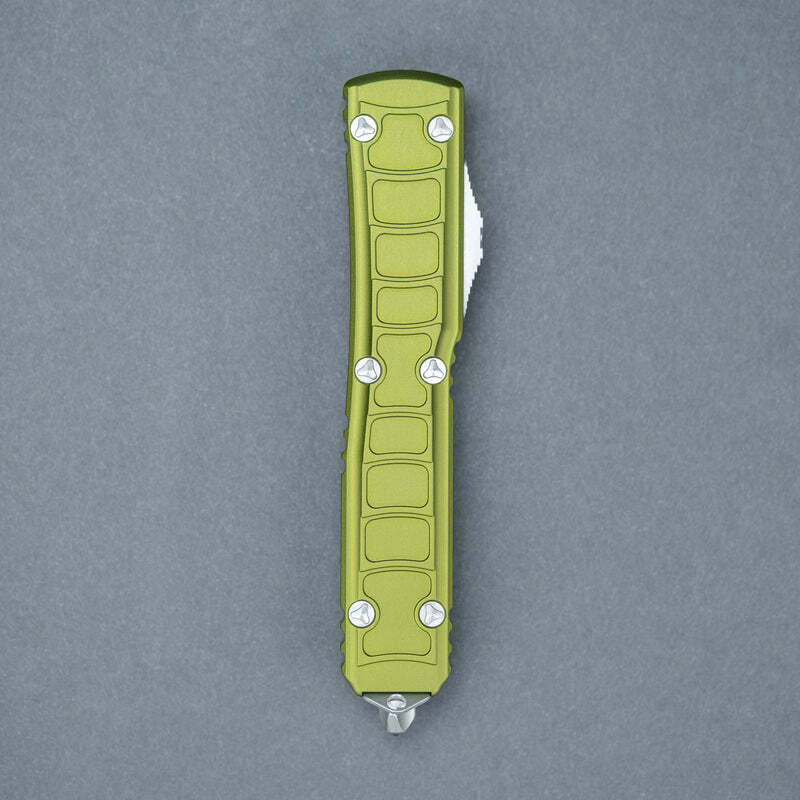 фото Автоматический нож microtech ultratech 121ii-4ods, сталь m390, рукоять алюминий