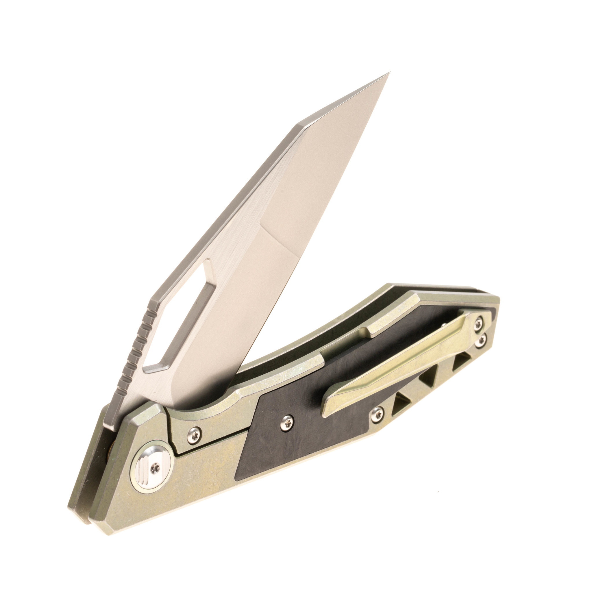 Складной нож Bestech Fractal BT1907B, сталь S35VN, рукоять титан - фото 9