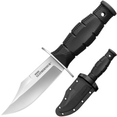 Фото Нож с фиксированным клинком Cold Steel Mini Leatherneck Clip Point, сталь 8Cr13MoV, рукоять кратон, черный