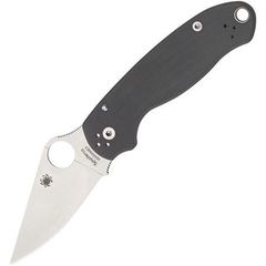 Фото Нож складной Spyderco Para 3 Knife Dark Gray, сталь Maxamet