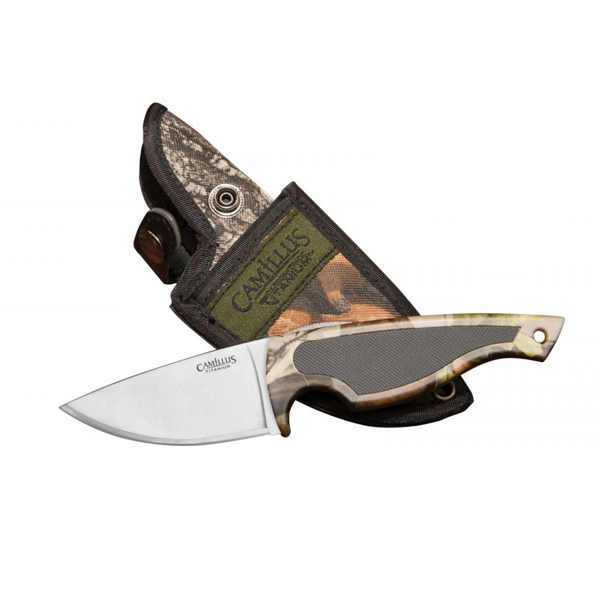 Нож со сменным лезвием клинка Camillus TigerSharp®, сталь 420J2, рукоять Zytel®, камуфляж от Ножиков
