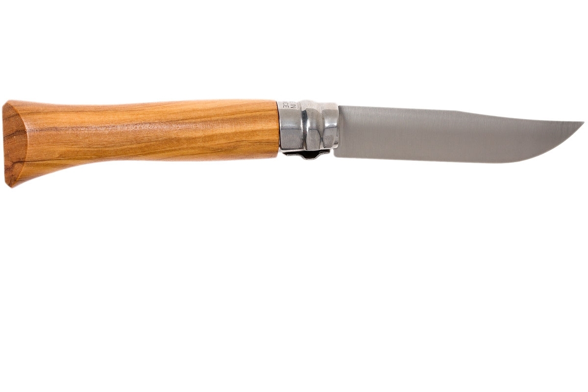 фото Нож складной opinel №6 olive wood, сталь sandvik™ 12с27, рукоять оливковое дерево, 002023