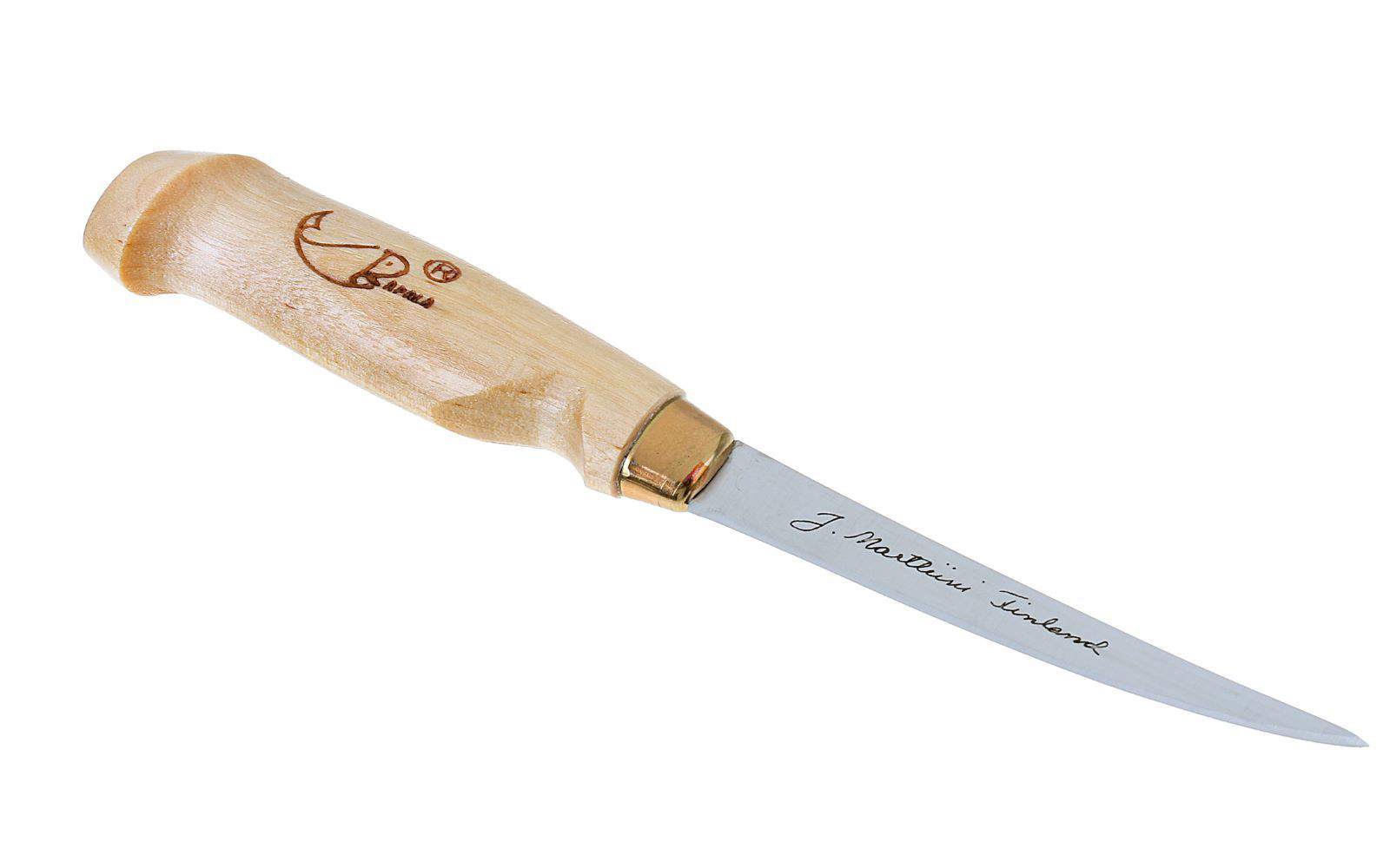 Филейный нож, Rapala, FNF4, нержавеющая сталь, кожаный чехол от Ножиков
