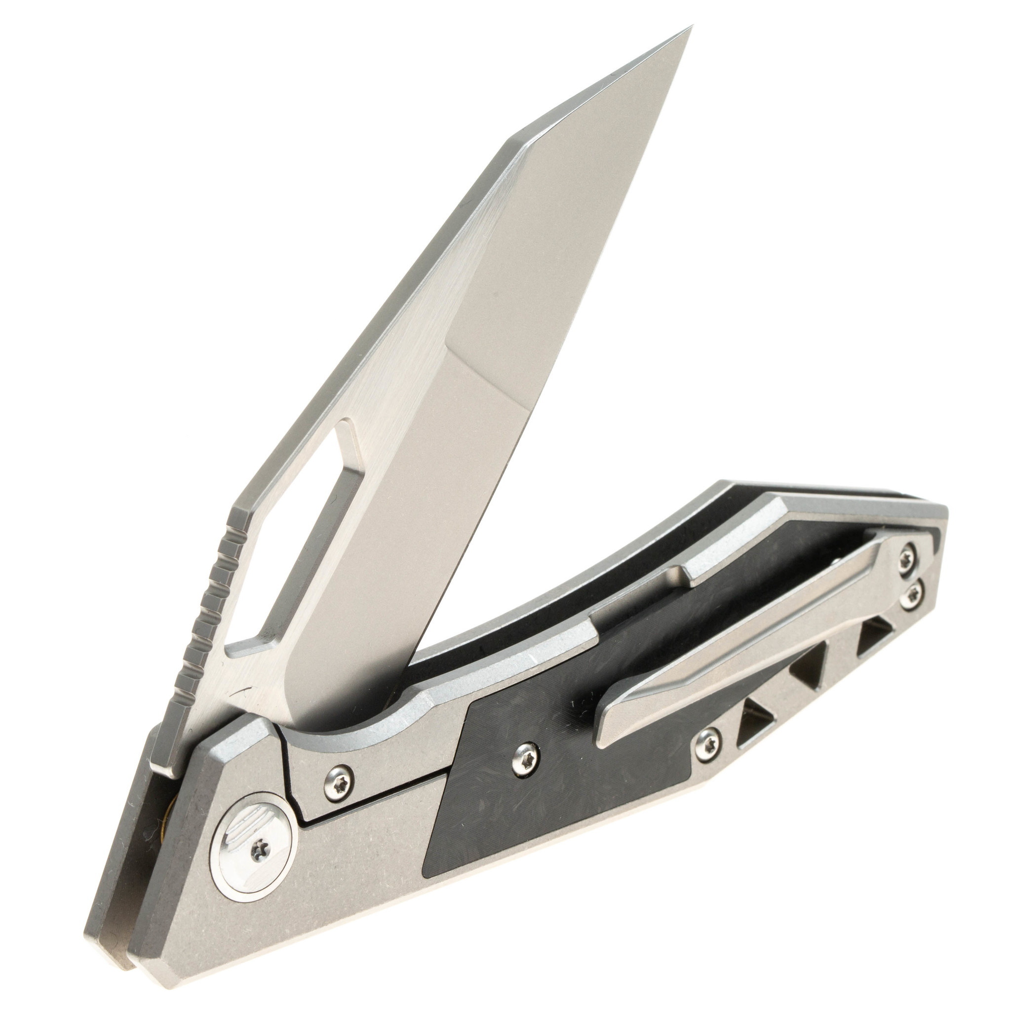 Складной нож Bestech Fractal BT1907A, сталь S35VN, рукоять титан - фото 7