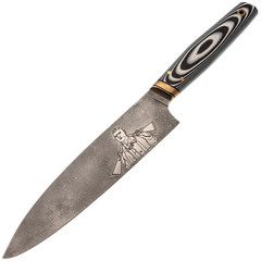 Фото Кухонный нож Волчий Век Шеф Custom, сталь 440C, рукоять G10