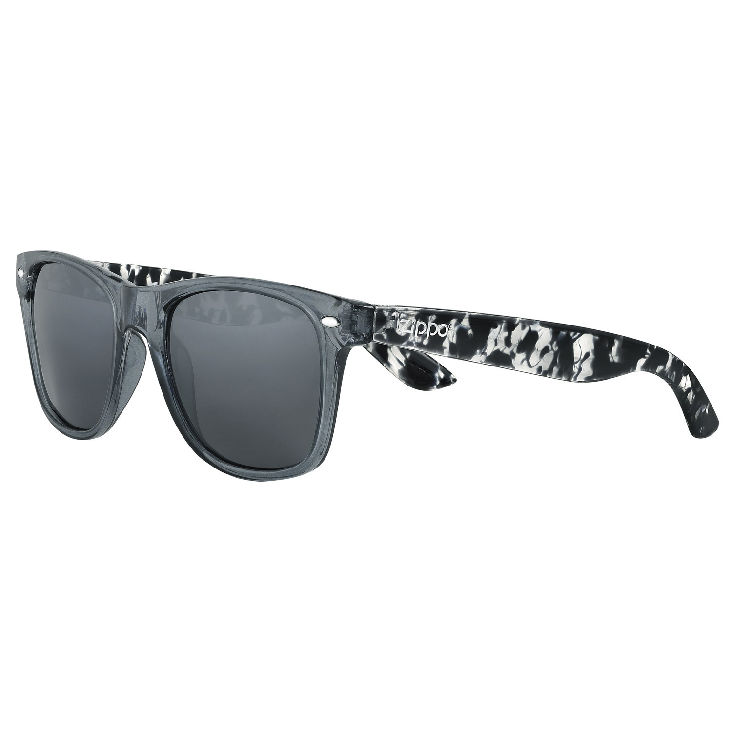 Очки солнцезащитные ZIPPO, унисекс, серые, оправа и дужки из поликарбоната, поляризационные линзы очки для плавания bradex спорт черные линзы серый