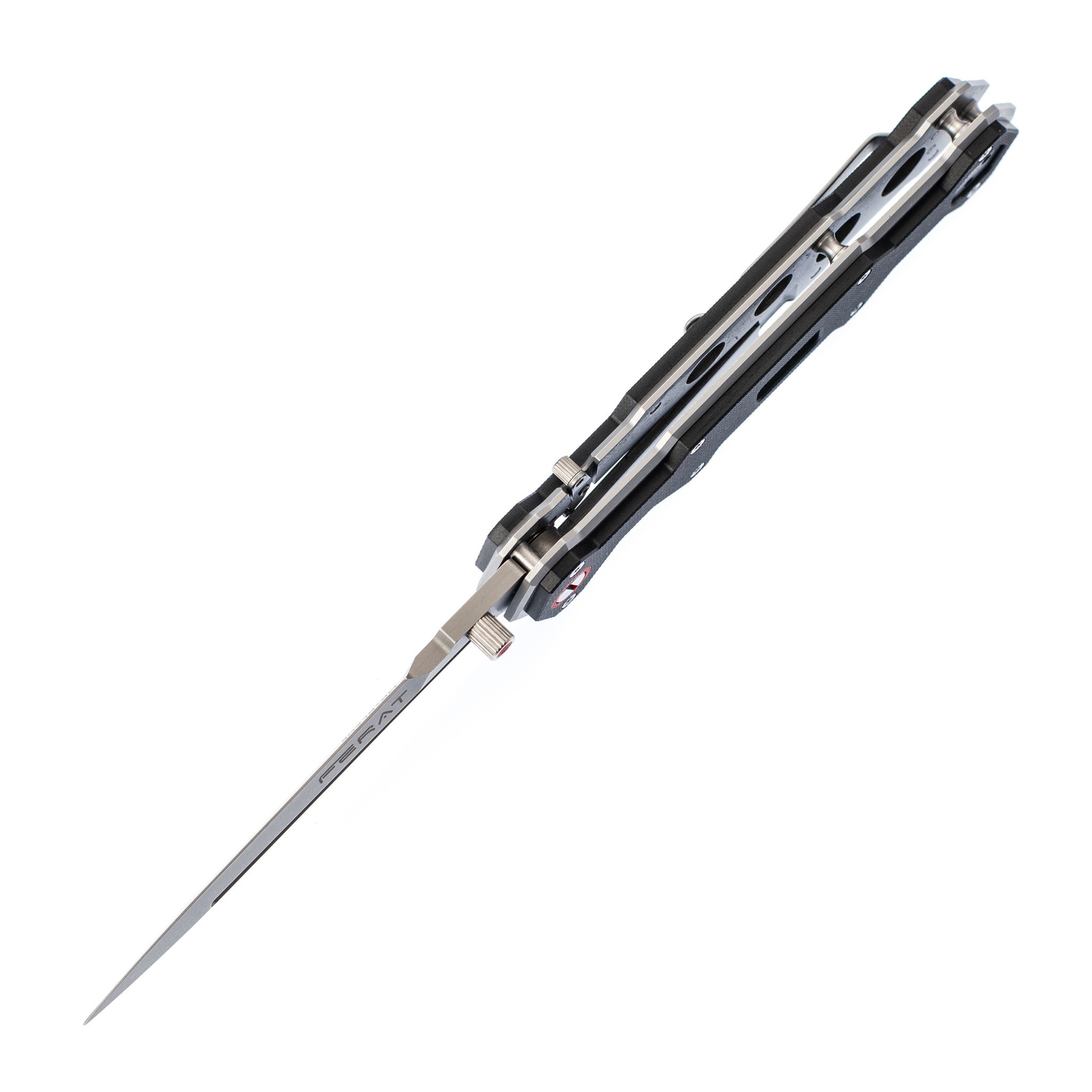 Складной нож Ferat serrated, сталь D2, рукоять G10, Mr.Blade - фото 2