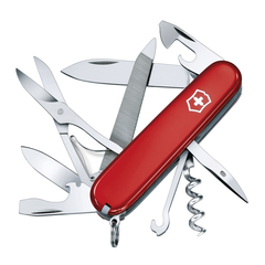 Фото Нож перочинный Victorinox Mountaineer, сталь X55CrMo14, рукоять Cellidor®, красный