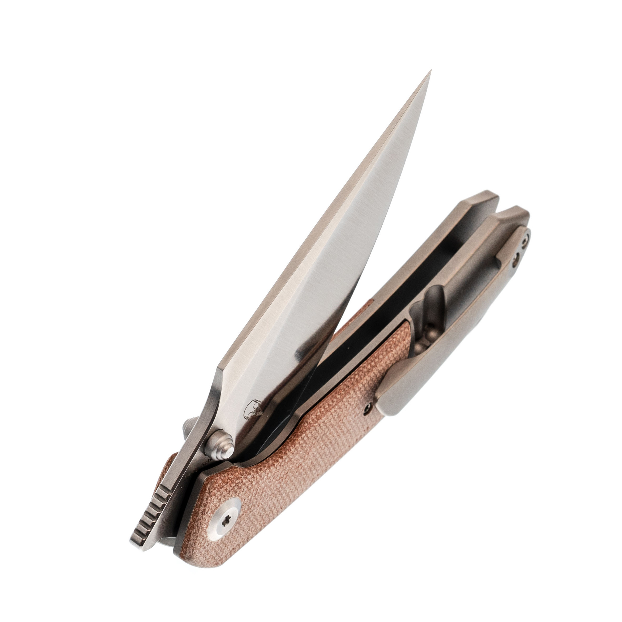 Складной нож Kansept knives Fenrir, сталь CPM-S35VN, микарта/титан - фото 8