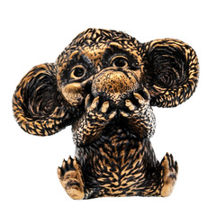 Фото Бусина Сказочный зверек, бронза