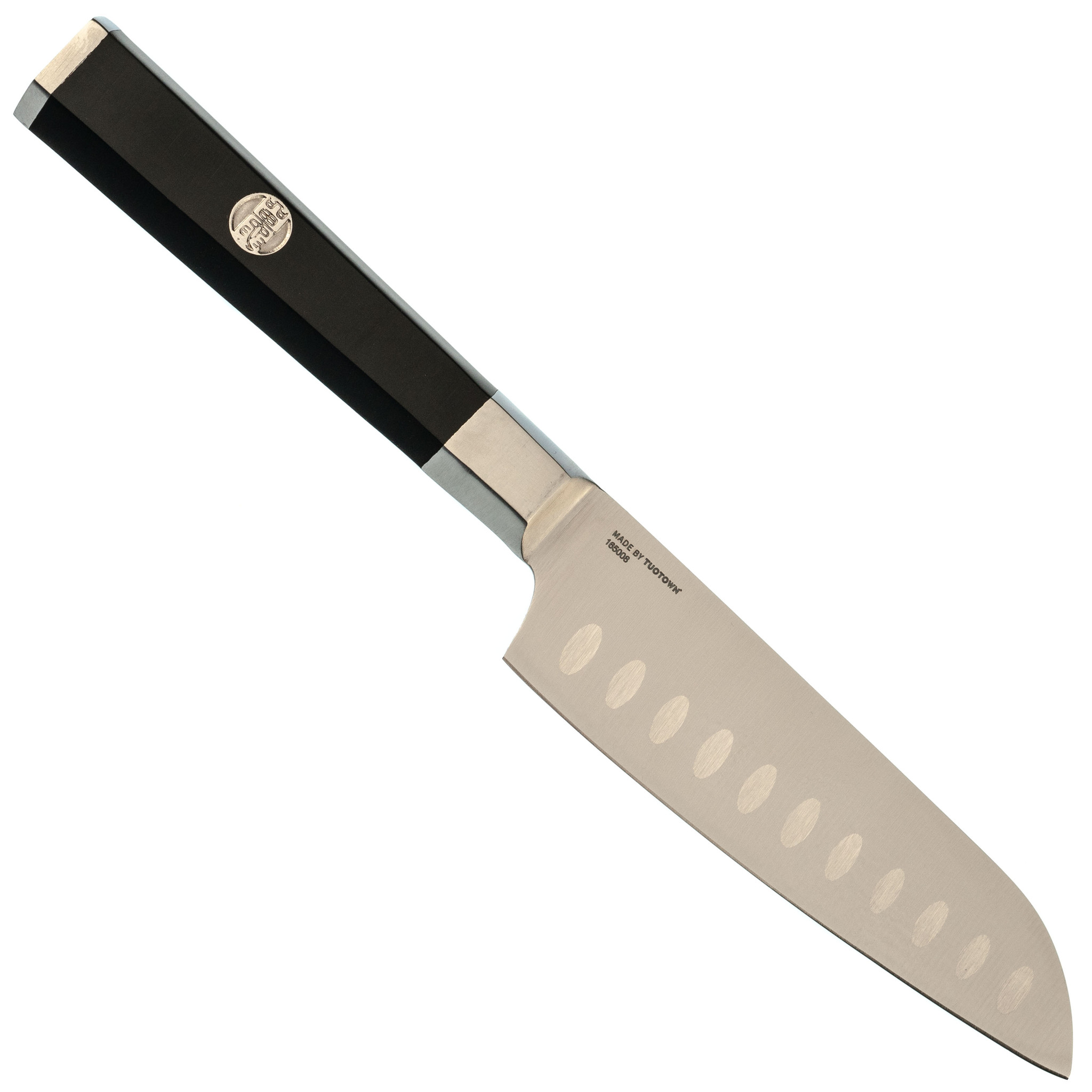 Кухонный нож сантоку Tuotown, сталь 1.4116, 13 см - фото 3