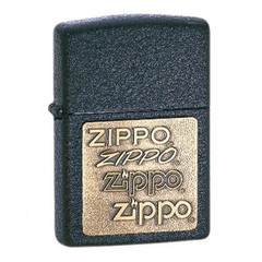 Фото Зажигалка ZIPPO Classic с покрытием Black Crackle™, латунь/сталь, матовая, 36x12x56 мм