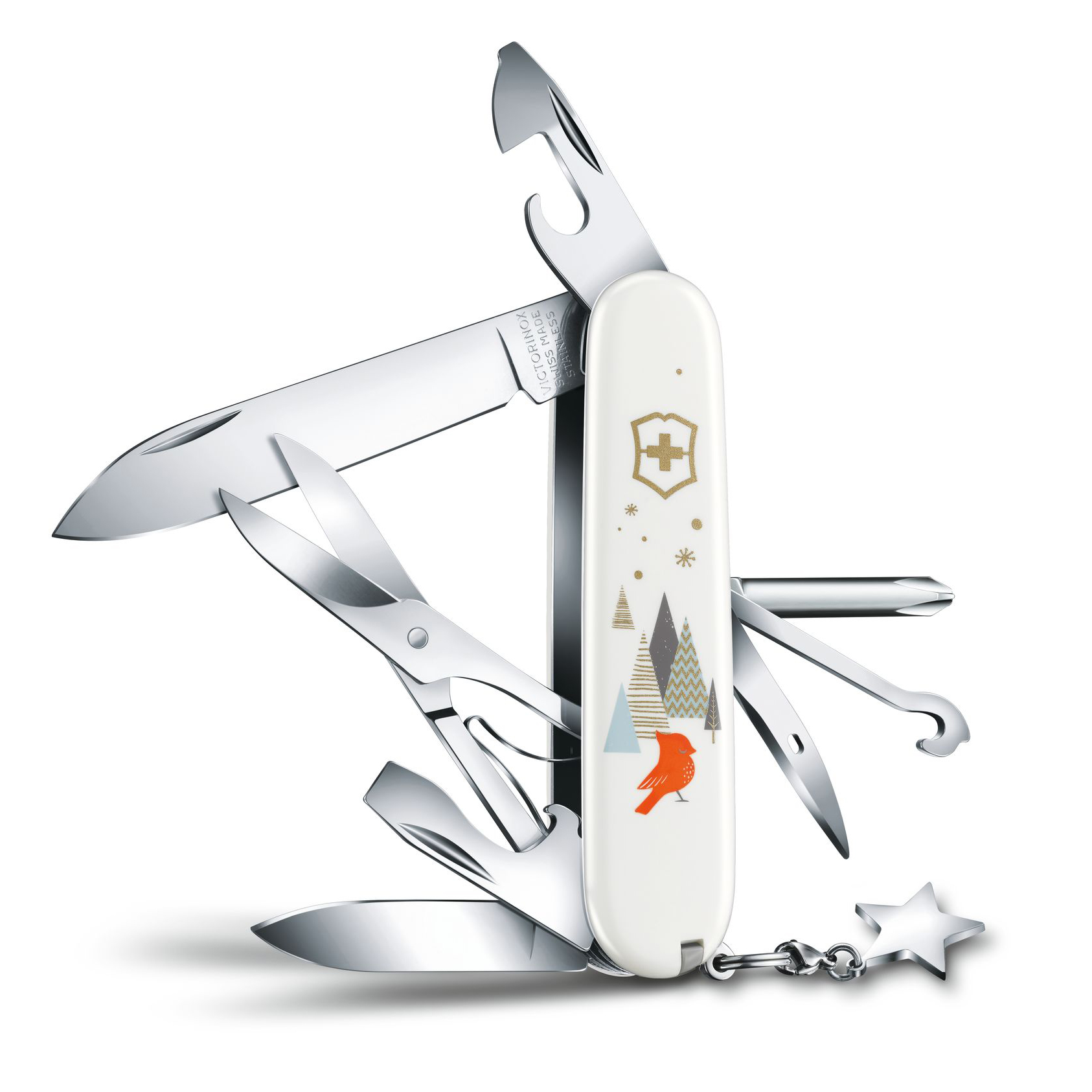 Нож перочинный Victorinox Super Tinker Winter Magic (1.4703.7E1), 91 мм, 15 функций - фото 2