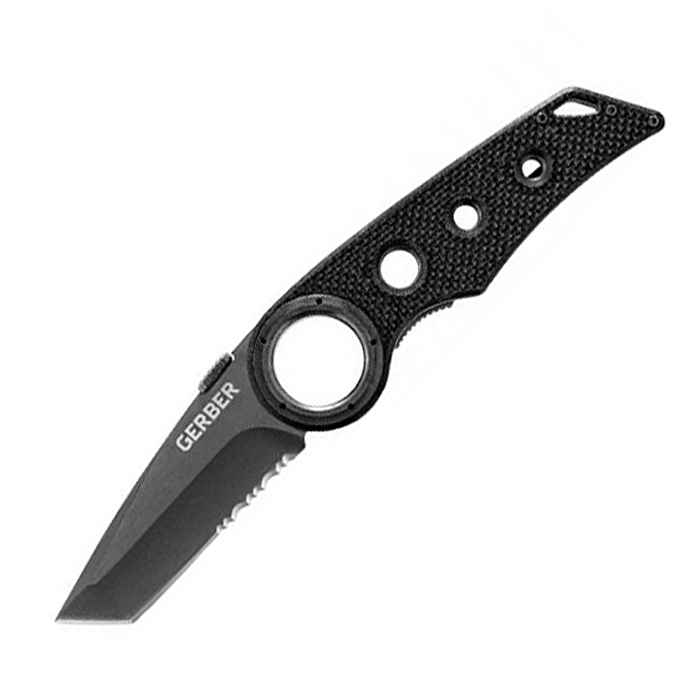 Складной нож Gerber Remix Tactical, сталь 7Cr17MoV, рукоять стеклотекстолит G10, черный - фото 1