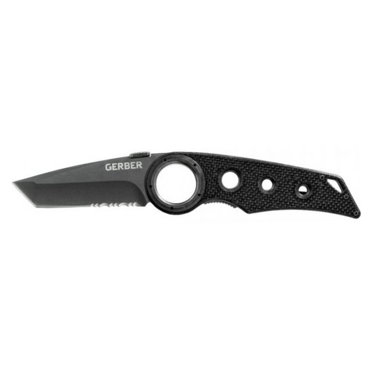 Складной нож Gerber Remix Tactical, сталь 7Cr17MoV, рукоять стеклотекстолит G10, черный - фото 2