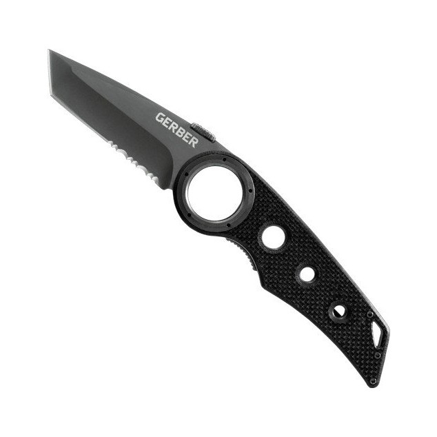 Складной нож Gerber Remix Tactical, сталь 7Cr17MoV, рукоять стеклотекстолит G10, черный - фото 3