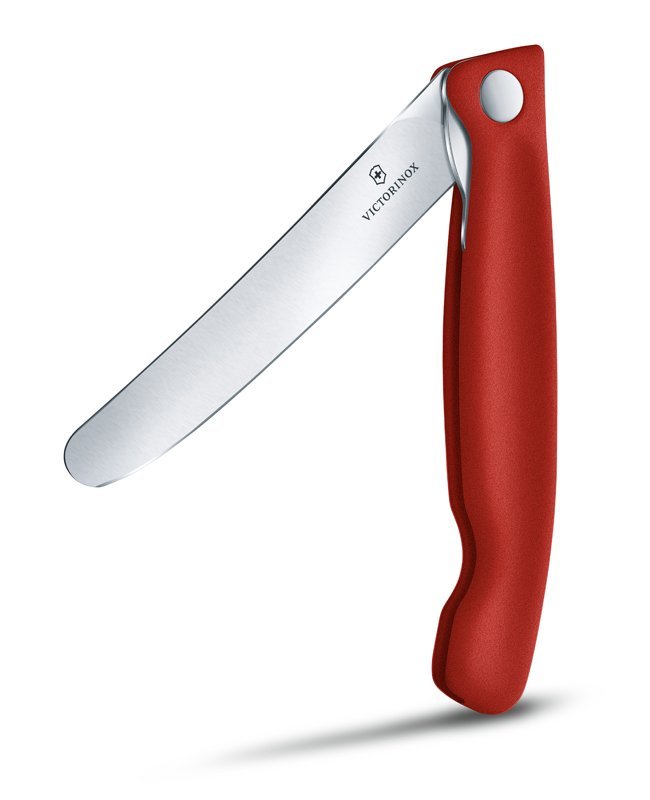 Нож для овощей VICTORINOX SwissClassic, складной, 11 см, красный - фото 1