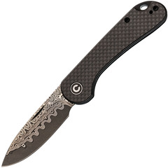 Фото Складной нож CIVIVI Elementum Slip Joint, сталь Damascus, рукоять карбон