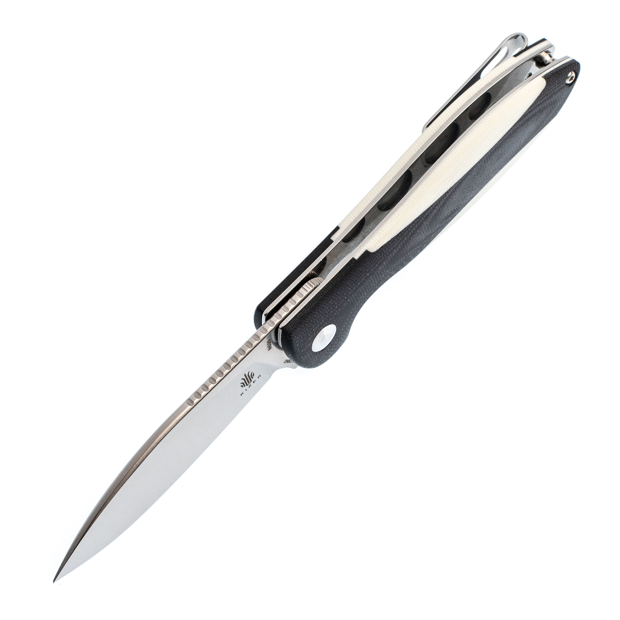 Складной нож Kizer Infinity, сталь N690, рукоять Black G10 - фото 2