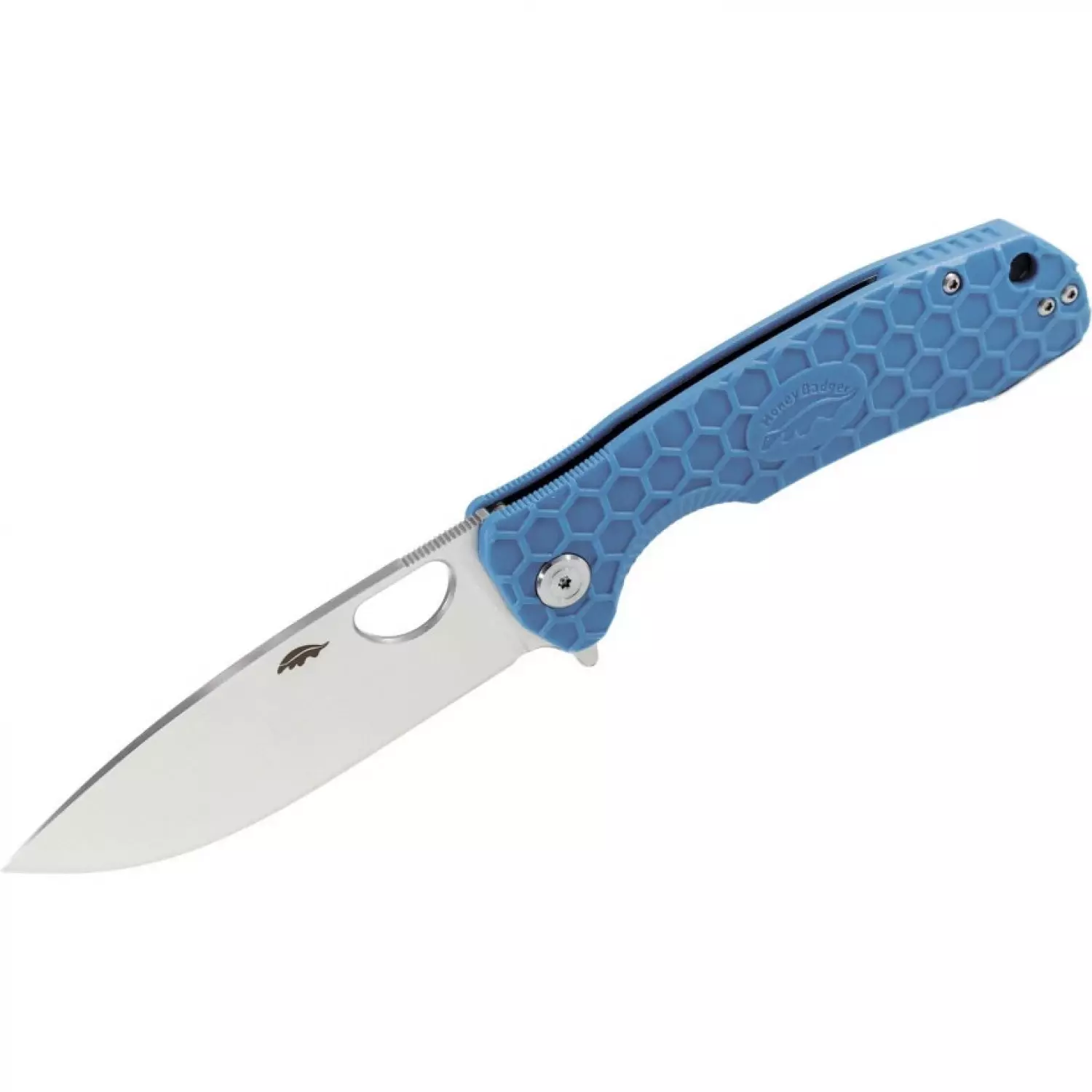 Складной нож Honey Badger Flipper, сталь D2, рукоять GRN, синий - фото 1