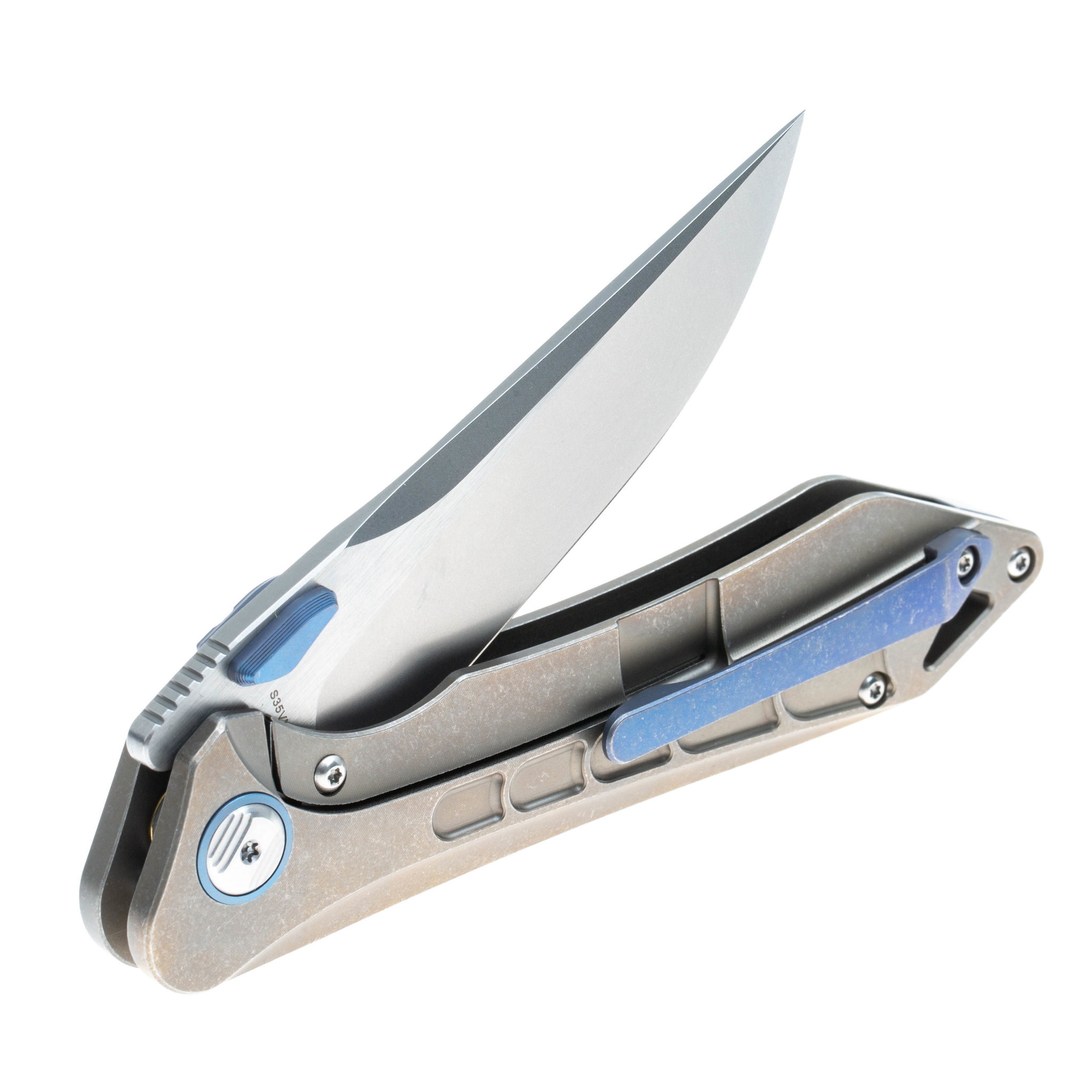 Складной нож Bestech Supersonic BT1908C, сталь S35VN, рукоять титан - фото 10