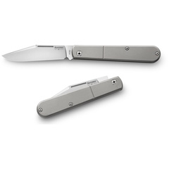Фото Складной нож LionSteel Barlow Slim Shuffler, сталь M390, рукоять титан