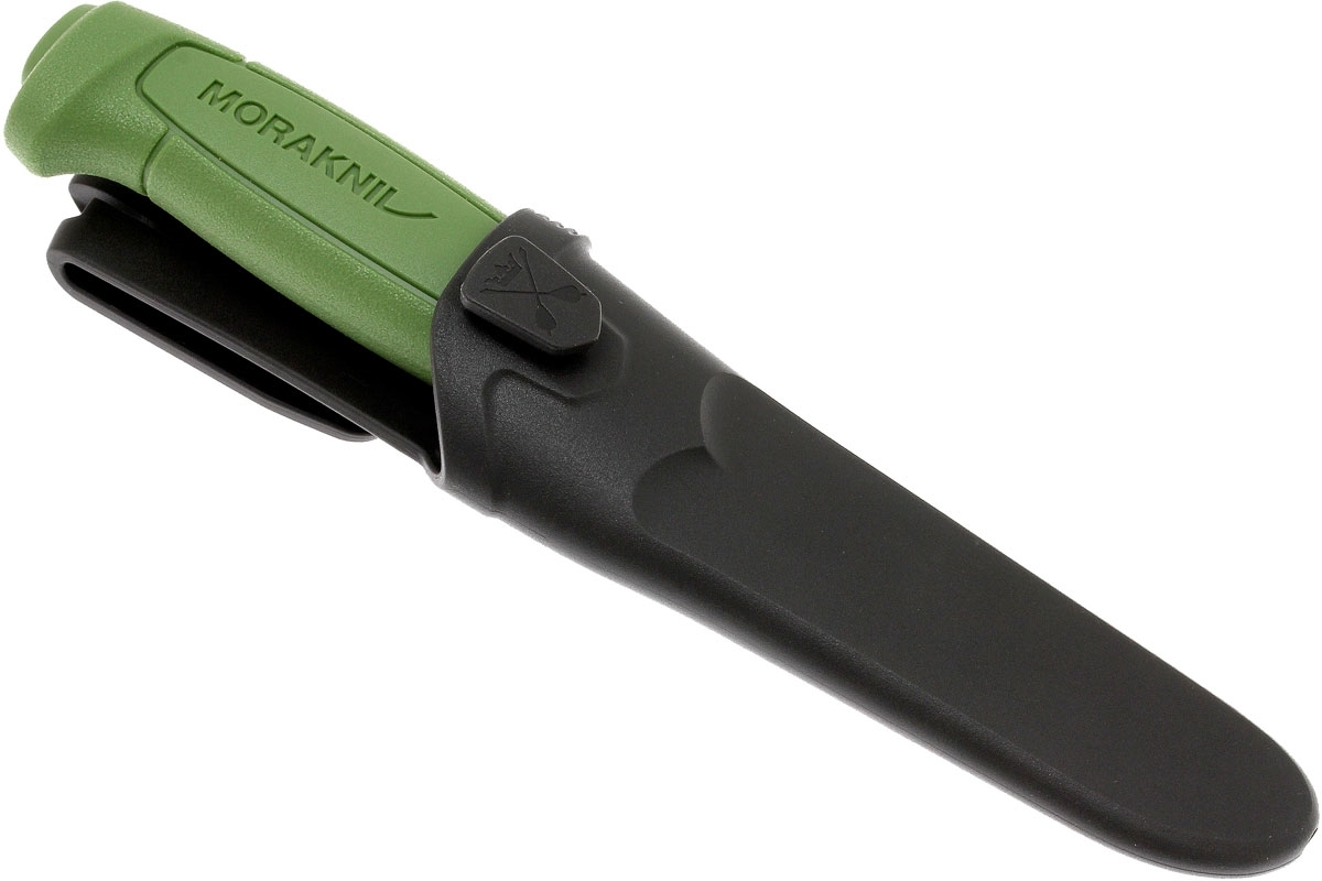 Нож с фиксированным лезвием Morakniv SAFE, углеродистая сталь, рукоять пластик, зеленый - фото 5