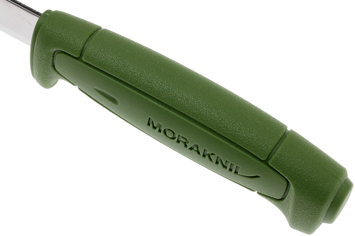 Нож с фиксированным лезвием Morakniv SAFE, углеродистая сталь, рукоять пластик, зеленый - фото 7