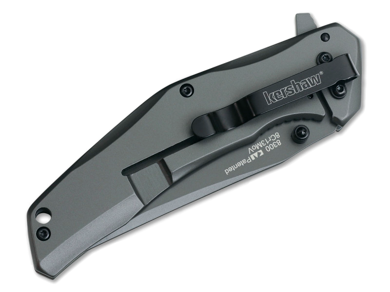 Складной полуавтоматический нож Kershaw Duojet K8300, сталь 8Cr13MoV, рукоять нержавеющая сталь/карбон - фото 3
