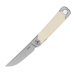 Фото Складной нож SRM 131M-GT Enso bead blast сталь 14C28N, рукоять Ivory G10