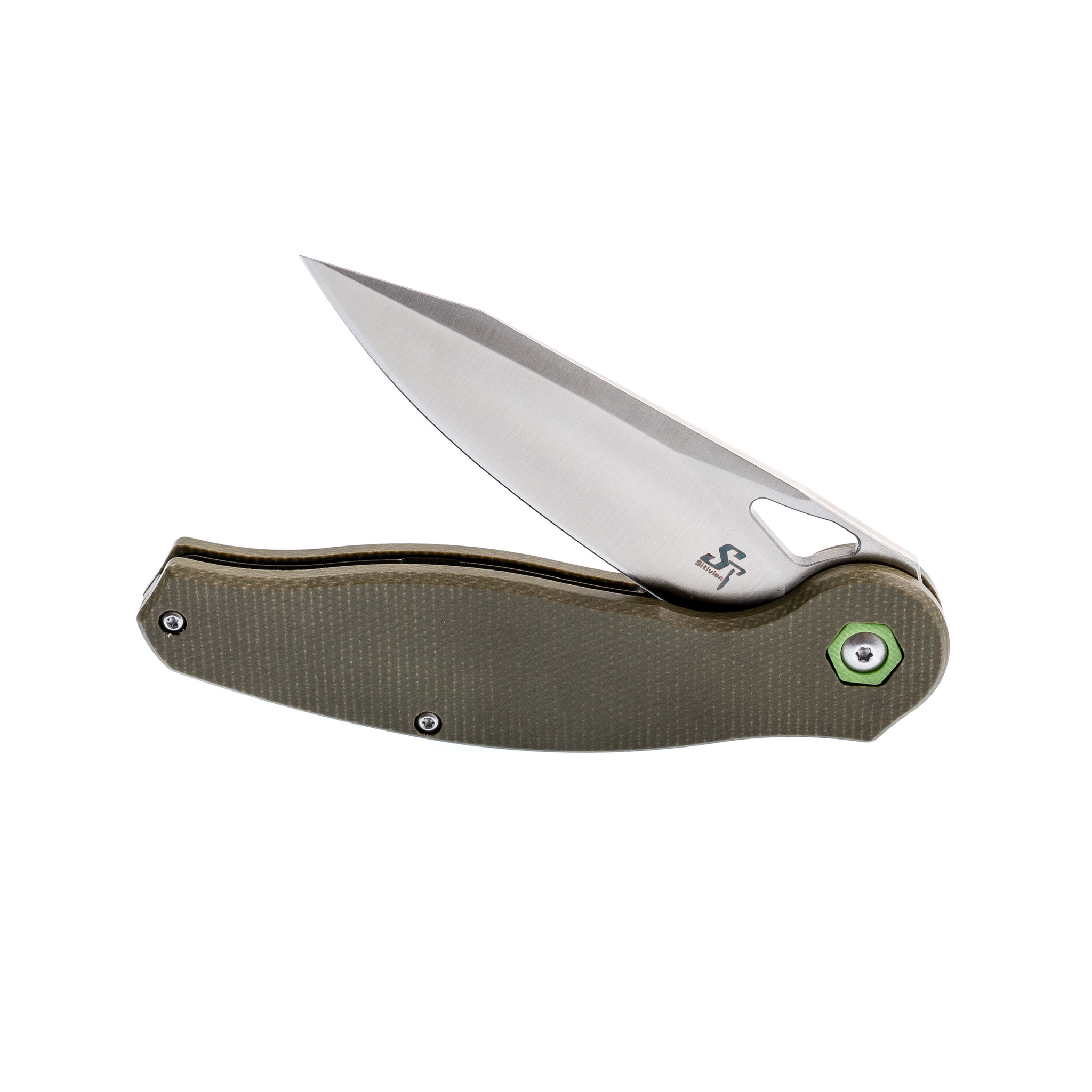 Складной нож Sitivien ST301, зеленый - фото 4