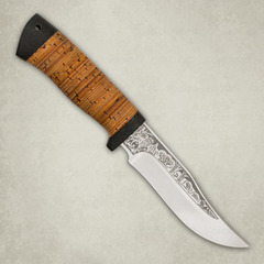 Фото Нож Клычок-1, береста, 95х18