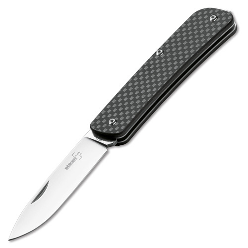 Складной нож Boker Tech Tool Carbon 1 01BO821, сталь 12C27, рукоять карбон - фото 1