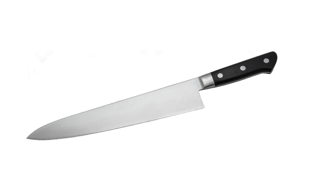 Нож Шефа TOJIRO Knife F-811, сталь VG-10, чёрный - фото 2