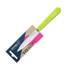 Фото Нож столовый Opinel №112, деревянная рукоять, блистер, нержавеющая сталь, зеленый