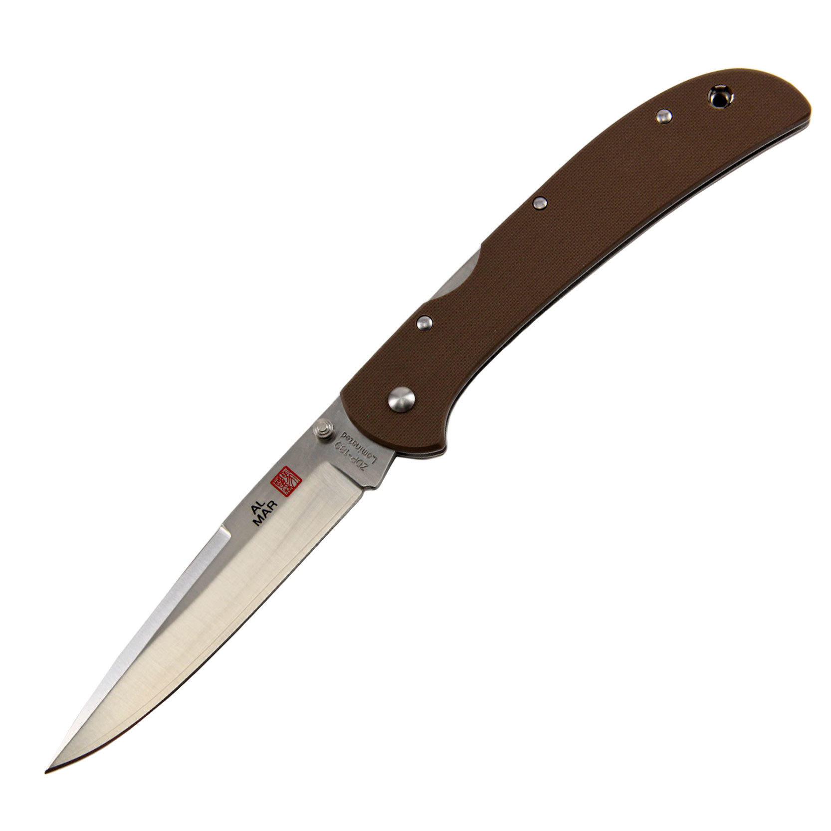 Нож складной Eagle Heavy Duty™, ZDP-189 / Laminated 420J2 Talon™ Blade, Earth Brown G-10 Handle 10.2 см.