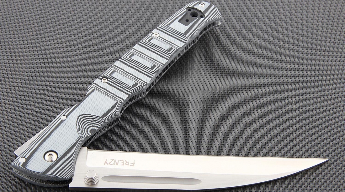 Складной нож Frenzy III (Gray/Black) - Cold Steel 62PV3, сталь CTS-XHP, рукоять G10 - фото 3