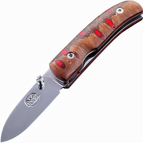 Складной нож Citadel Coubi, сталь N690, рукоять Banksia Red